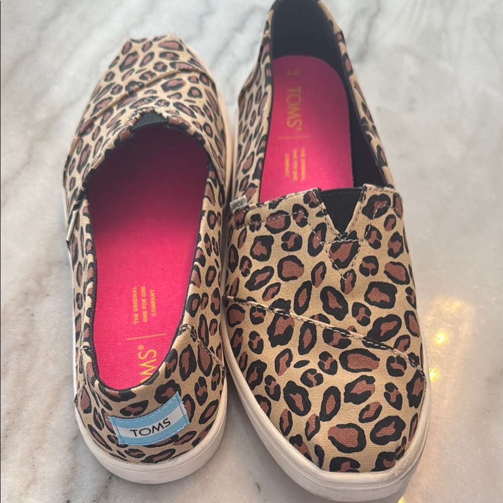 TOMS Leopard Print Slip-On Shoes 8 Women’s - Picture 6 of 6